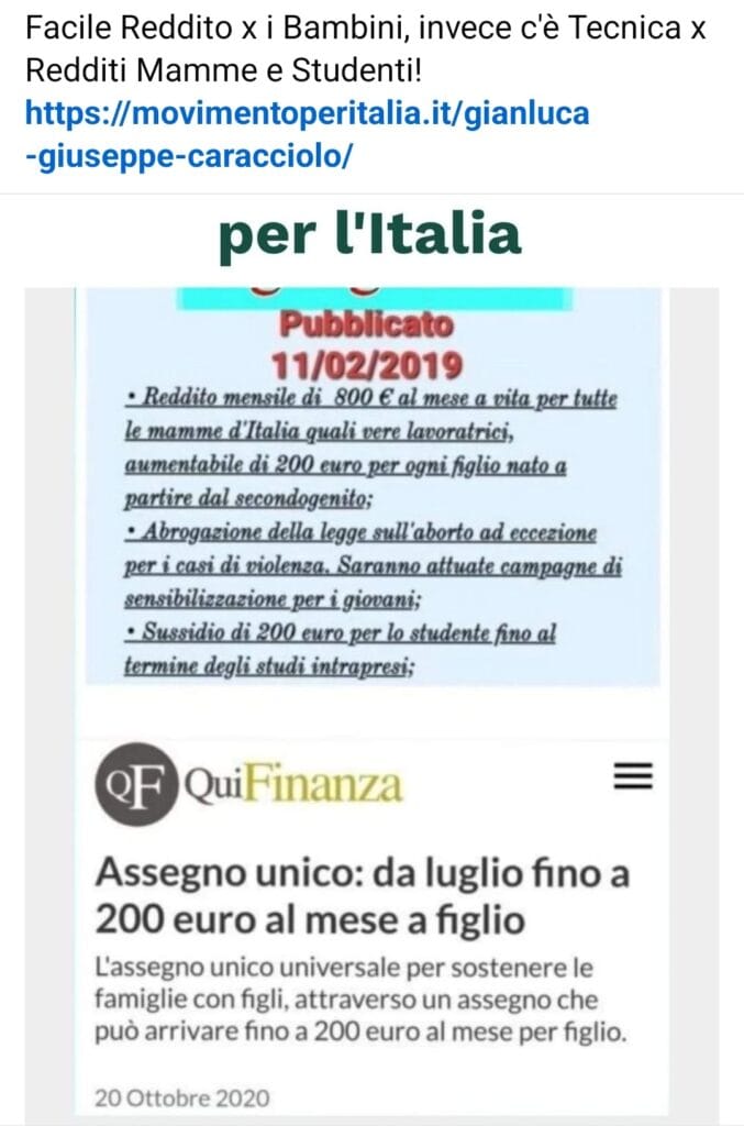 Gianluca Caracciolo - Movimento per l'Italia
