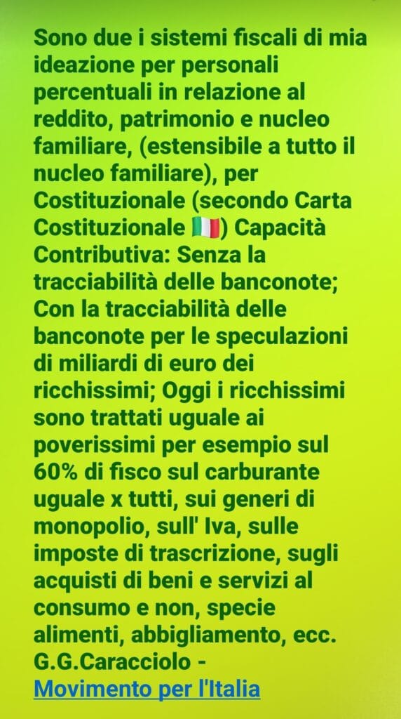 Gianluca Giuseppe Caracciolo - Movimento per l'Italia