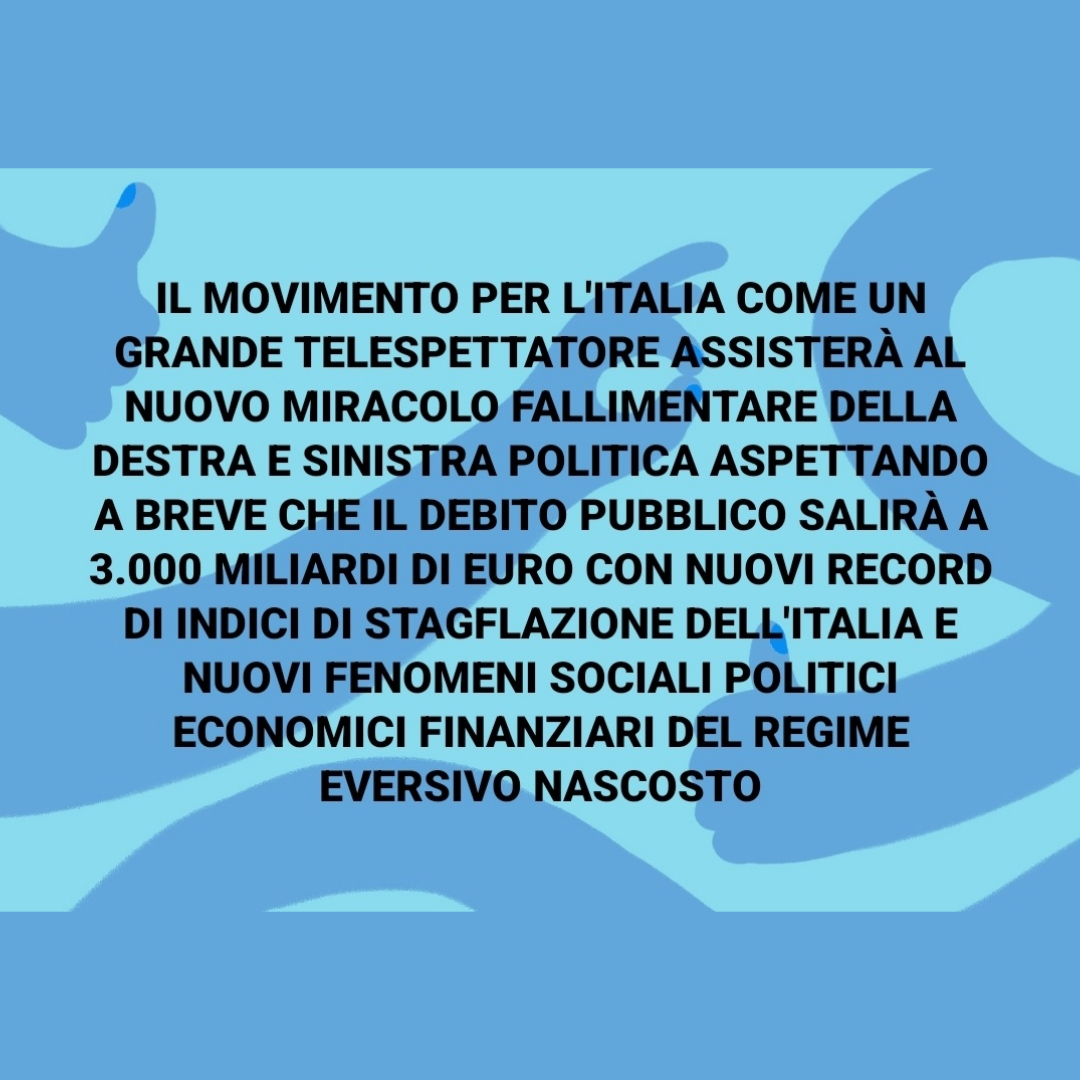 Elezioni Politiche 2022 del Movimento per l'Italia: No Grazie!
