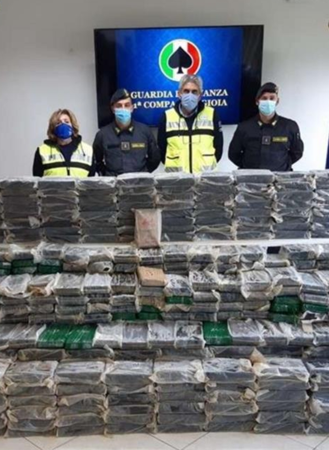 4 tonnellate di Cocaina al Porto di Gioia Tauro