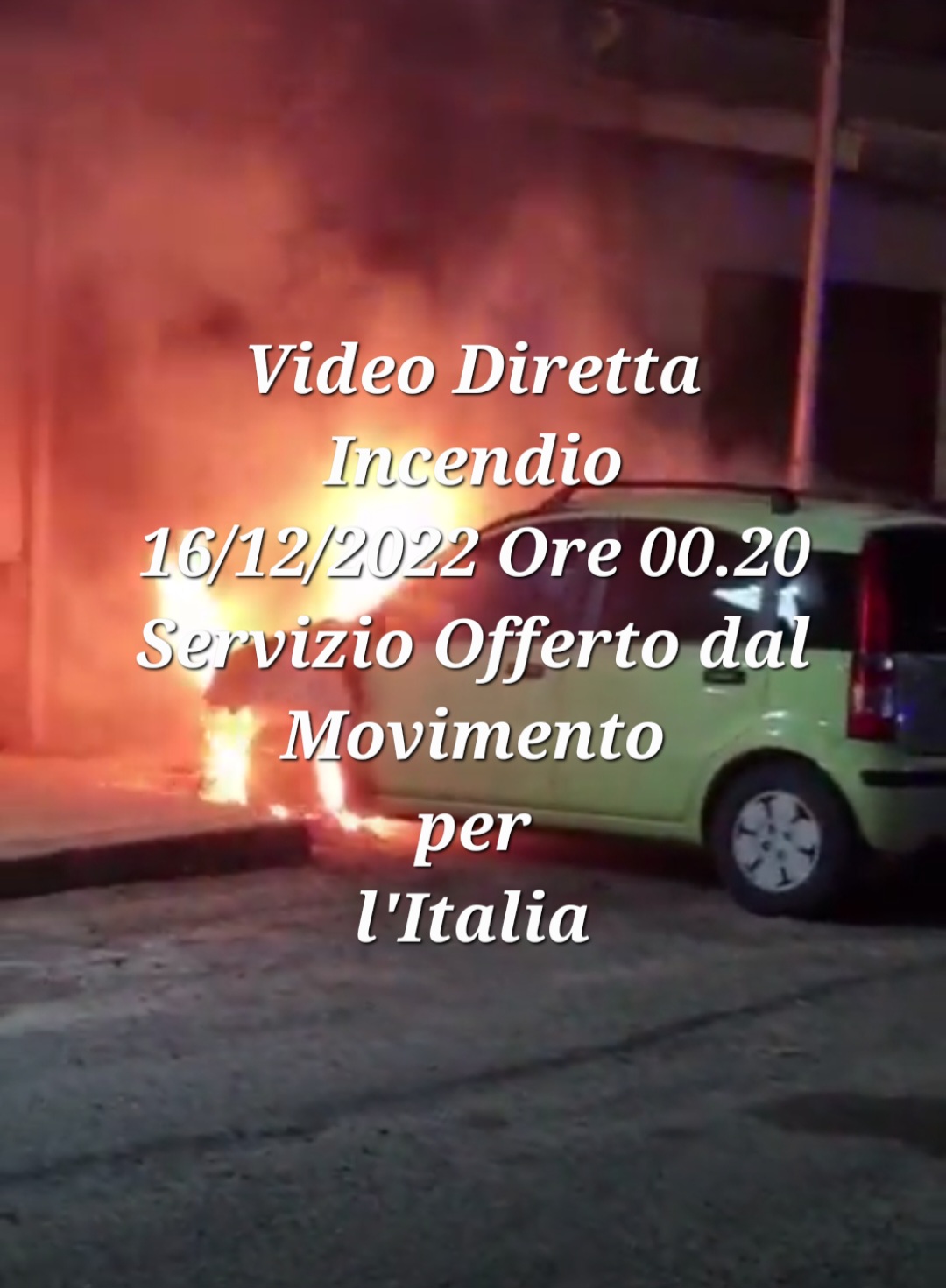 Incendio Corigliano Rossano: Video - Cosenza - Calabria