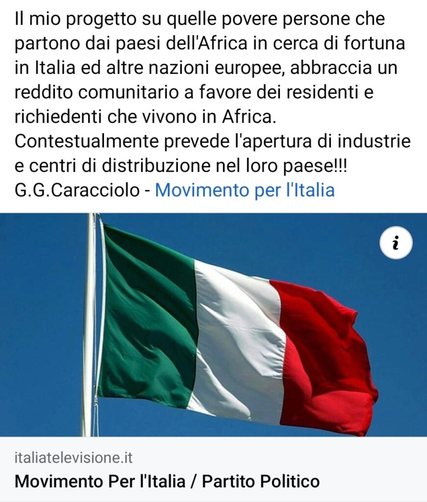 Gianluca Caracciolo: Movimento per l'Italia