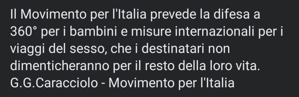 Gianluca Giuseppe Caracciolo - Movimento per l'Italia