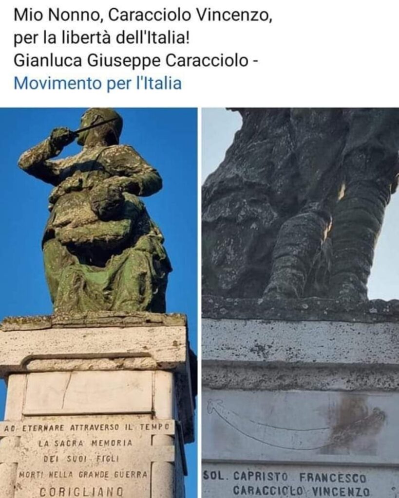 Gianluca Giuseppe Caracciolo
Movimento per l'Italia 