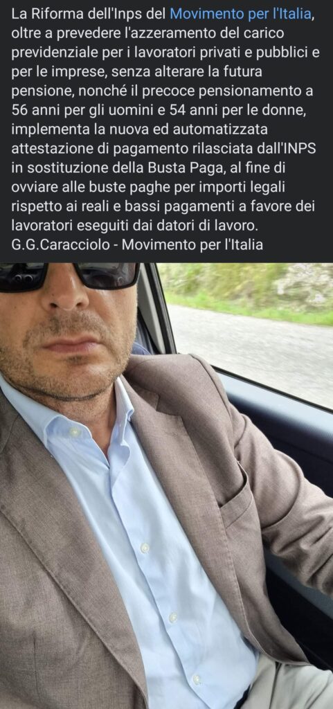 Gianluca Giuseppe Caracciolo - Movimento per l'Italia