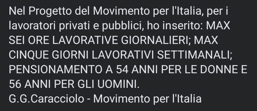 Gianluca Giuseppe Caracciolo - Movimento per l'Italia