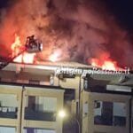 Video Incendio Appartamento Palazzo a Corigliano Rossano - Cosenza - Calabria - Vigili del fuoco - Casa - Fiamme