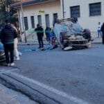 Violento incidente a Corigliano Centro della città di Corigliano Rossano - Cosenza - Calabria - Movimento per l'Italia
